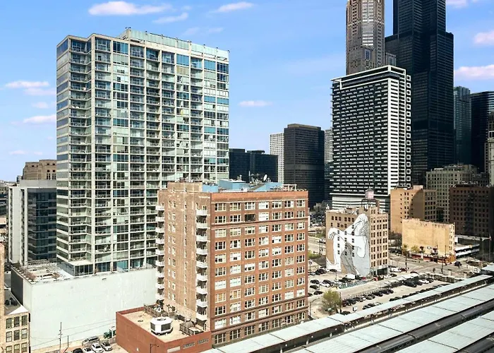 South Loop Rooftop With In And Out Parking 3 Appartement Chicago